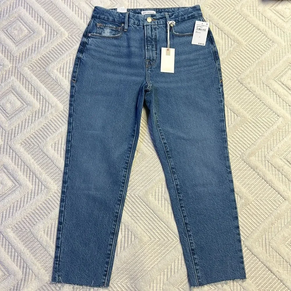 GOOD AMERICAN - Raw Hem Jean